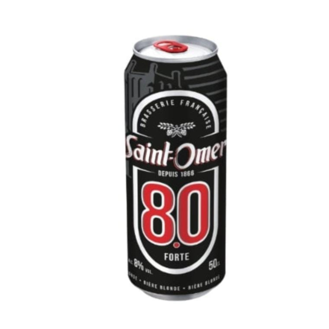 Biere blonde forte Saint-Omer 8.0% cannette 50cl
