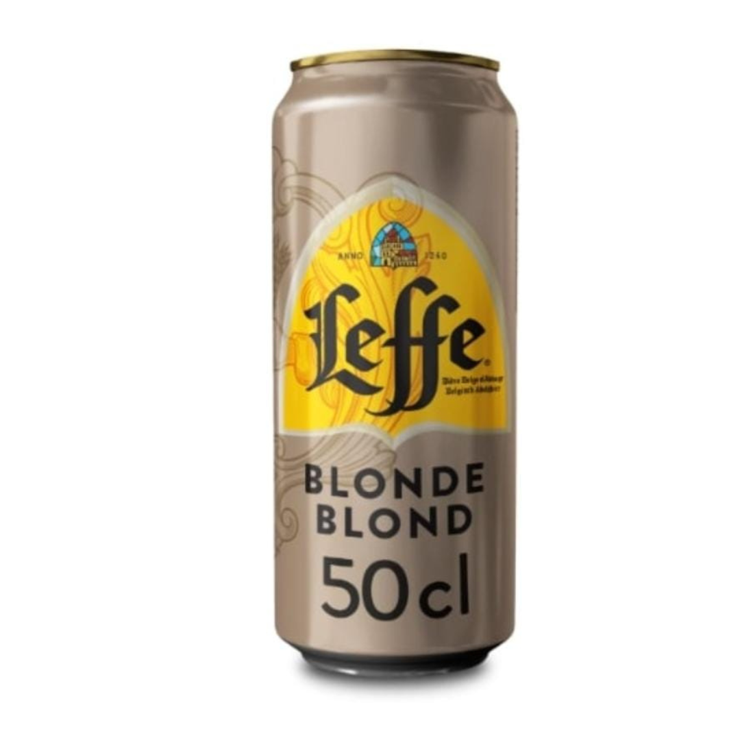 Biere blonde d'Abayye 6.6% LEFFE cannette 50cl