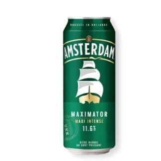 Amsterdam biere lager Maximator 11.6% cannette 50cl