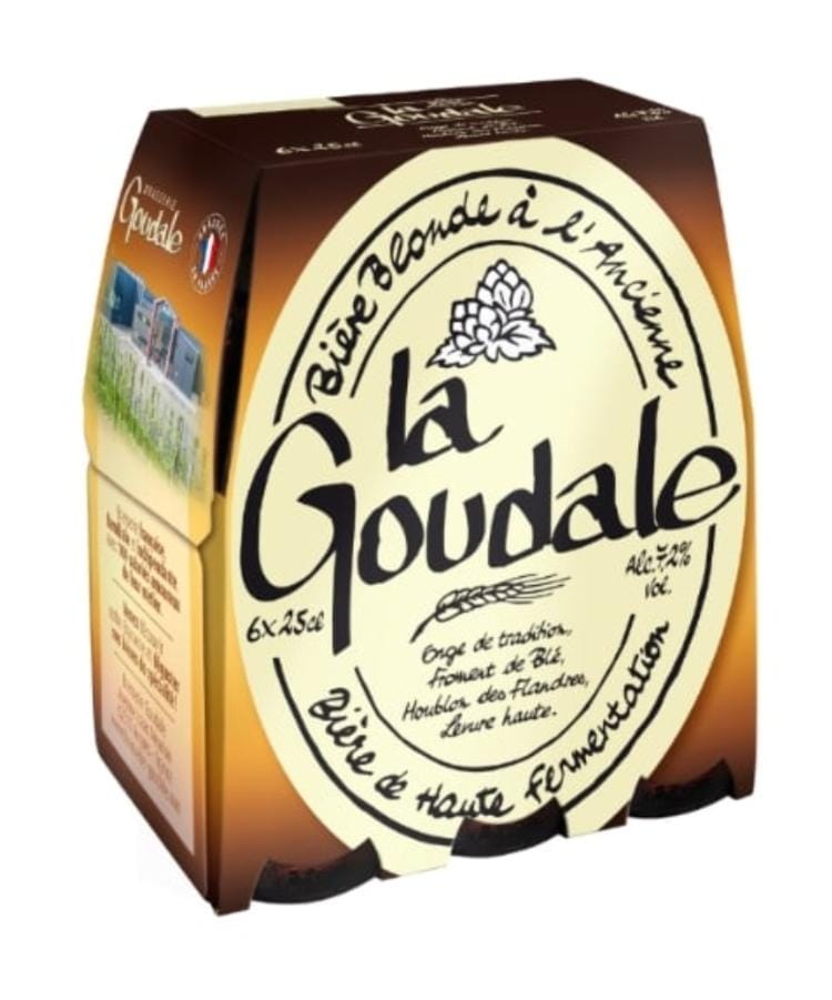 Biere blonde 7.2 % la GOUDALE pack 6x25cl