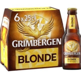 Biere blonde d'abbaye 6.7% GRIMBERG 6x25cl