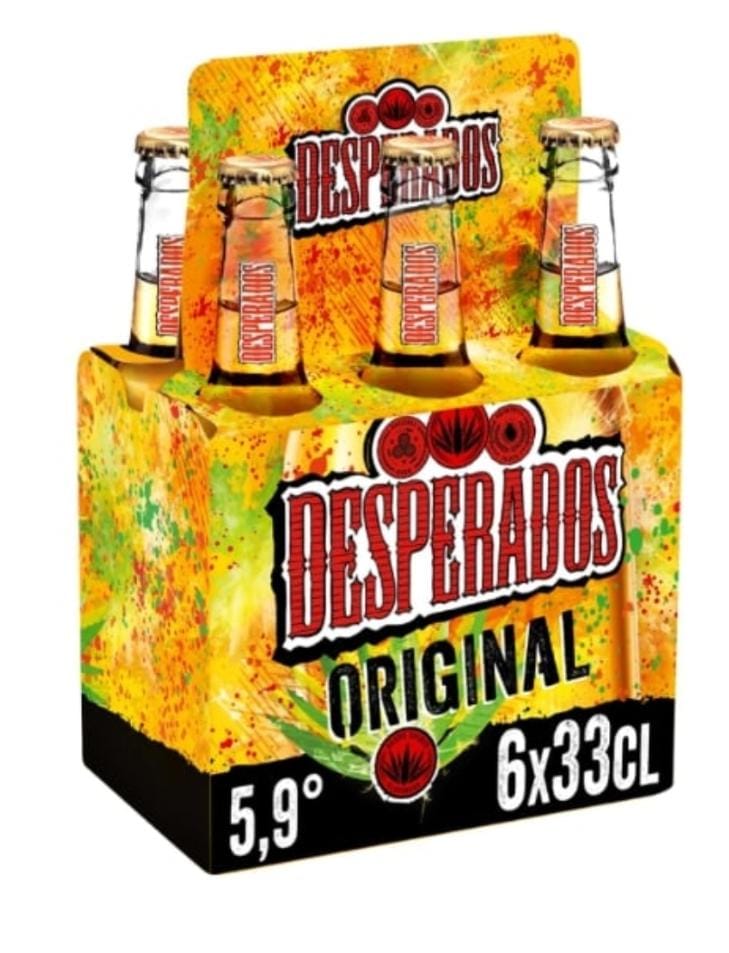 Biere Aromatisé 5.9% DESPERADOS 6x33cl